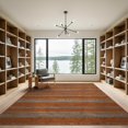 thumbnail image 2 of ODIKA 9'x12' Washable Area Rug Rustic Annual Ring Design Featuring Natural Wood Stump for Great Room, Indoor Concept, Large Living Low Pile, Flatwoven, 2 of 7