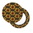thumbnail image 2 of Balery Beautiful Sunflower Round Bar Stool Seat Covers Velvet Fabric Adjustable Protects from Scratches and Stains for 14-17 Inch Chair-12 inch, 2 of 7