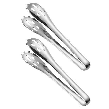 

2Pcs Practical Food Clips Household Barbecue Tongs Steak Serving Clamps