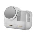 thumbnail image 1 of Cosmetic Box Makeup Holder Jewelry Container Make up Case for Bathroom White, 1 of 8
