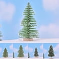 thumbnail image 3 of 8.5cm Mini árbol de Navidad resistente, árbol de Navidad de plástico ornamental, pequeñas plantas falsas para el hogar, 3 of 5