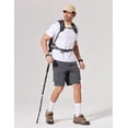 thumbnail image 3 of COOFANDY Mens Shorts Casual Hiking Cargo Shorts Lightweight Quick Dry Fishing Golf Shorts Men 9 Inch Inseam, 3 of 6