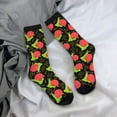 thumbnail image 4 of JUNZAN Cartoon Snail Mens Funny Socks for Men Women Colorful Fun Novelty Crew Patterned Socks, 4 of 6
