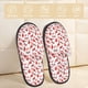thumbnail image 2 of Fotbe Red Birds Pantuflas Peludas para Mujer con Estampado, Zapatillas de Peluche, Zapatos de Invierno para Casa, Uso Interior y Exterior-Medium, 2 of 8