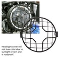 thumbnail image 3 of Motorcycle Headlight Guard Grill Cover Universal for Motorbike with 6.5 Inch Headlights, 3 of 7