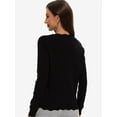 thumbnail image 2 of Women's Cropped Cardigans Long Sleeve Button Down Lightweight Cardigan Sweaters, 2 of 6