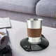 thumbnail image 4 of Posavasos con alimentación por USB para oficina, hogar, frío y caliente, de doble propósito, taza de café, almohadilla aislante (negro), 4 of 12