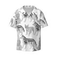thumbnail image 6 of Kdxio Men's Hawaiian Shirt for Men Short Sleeve Shirt German Shepherd Dog Summer Casual Holiday Beach Button Down T-Shirts, 6 of 7