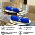 thumbnail image 3 of 12 Pieces Silver Napkin Ring Personalized Metal Napkin Ring Openwork Napkin Ring for Wedding, 3 of 5