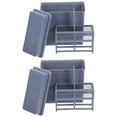 thumbnail image 1 of 2 Sets Microscope Slides Staining Jar And Rack Specimen Slides Holder Microscope Slides Multi-Slot Staining Rack Glass Slide Shelf For Lab, 1 of 8