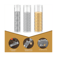 thumbnail image 3 of LEEYNEER 35 Pieces Coin Tubes Assorted Sizes Storage Clear Plastic Nickel, 3 of 6