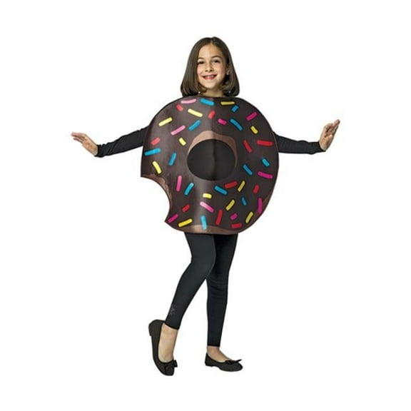 Chocolate Donut with Bite Child Halloween Costume, One Size, (7-10)