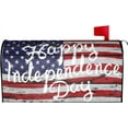 thumbnail image 3 of USA Flag Retro Mailbox Covers Magnetic Letter Post Box Cover Mail Wraps Garden Decorations Large Size 25.5 X 21 in, 3 of 6