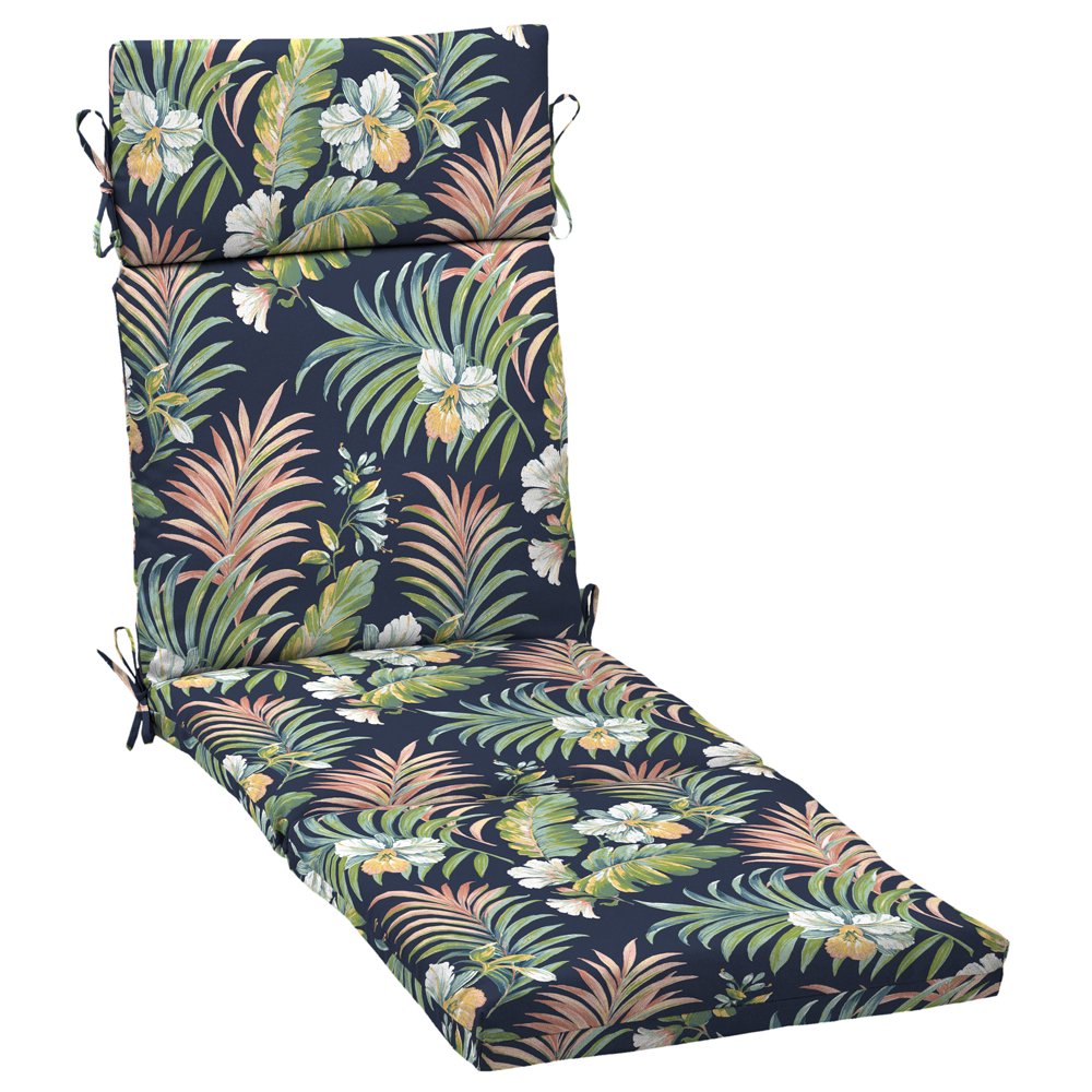 Arden Selections Simone Tropical 72 x 21 in. Outdoor Chaise Lounge ...