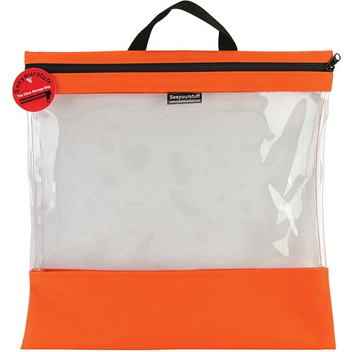 Seeyourstuff Clear Storage Bags, 16" x 16"