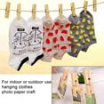 Storage Case Wooden Indoor Clothes Wood Line Airer Dryer Washing