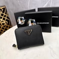 thumbnail image 1 of Cartera Con Cremallera De Piel Prada , Adecuada Para Mujer LM207 , Con Maleta, 1 of 4