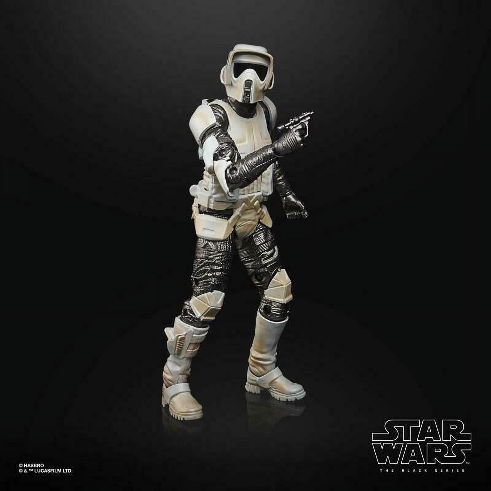 Star Wars Black Series Scout Trooper Holiday Edition 6-inch Action Figure With Grogu