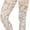 Footless - White, variant on Women's Spandex Sheer Pantyhose w/ Woven Floral Design - Red