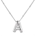 thumbnail image 1 of Bubble Letter Necklace Balloon Initial Necklaces For Women Girls Dainty Alphabet Pendant 14k Gold Plated Puffy Name Personalized Jewelry Gift, 1 of 5