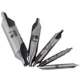 thumbnail image 3 of Wifehelper 10pcs Center Drill bits Set 60 Degree Combined Countersink bits 1mm-5mm Lathe Mill Tool Set Amonsee No, 3 of 5