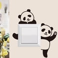 thumbnail image 1 of Adhesivos de pared de PVC con dibujos animados de panda para decoración Switch, 1 of 4