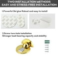 thumbnail image 3 of Floor Mount Door Stopper - Invisible Door Stop, Door Stops Wall Prop Hold Open Doorstop, with 3M Adhesive No Drilling, for Home Office Bedroom Door Stop, 3 of 5