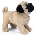 thumbnail image 1 of Muñeco de peluche Roseauroma Brown Pug Dog 30 cm, 1 of 7