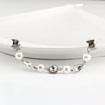 thumbnail image 3 of Hyasfey Shawl Clip Faux Pearl Rhinestone Clip Design Chain Style Fine Craftsmanship Elegant Decoration Jewelry Vintage Sweater Shawl Chain Clip for Working, 3 of 8