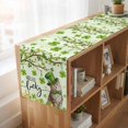 thumbnail image 6 of Table Runners 90 Inches Long Dress Scarves, St. Patrick's Day Farmhouse Coffee/Dining/Kitchen Table Runner for Living Room, Lucky Cat Shamrock Grasses Trees 13x90 Inch, 6 of 9