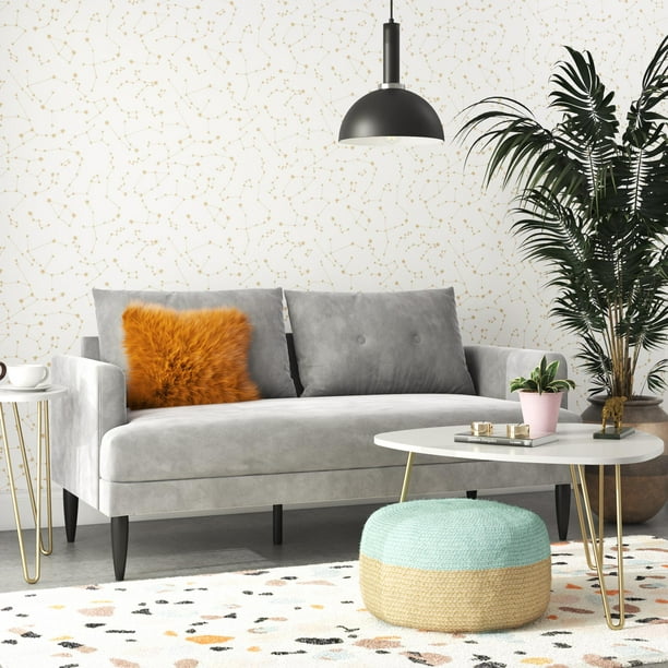 Novogratz Bailey Pillowback Loveseat Mid Century Modern Vintage Living Room Furniture Light Gray Velvet Com Novogratz Bailey Pillowback Loveseat, Modern Vintage Furniture