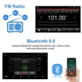 thumbnail image 5 of Eforcase 7" Car Stereo Radio for Toyota 4Runner/Camry/Highlander/Yaris/RAV4/Corolla 1993-2012 with Wireless Carplay Android Auto WiFi GPS Navigation Radio Player + Backup Camera, 5 of 15