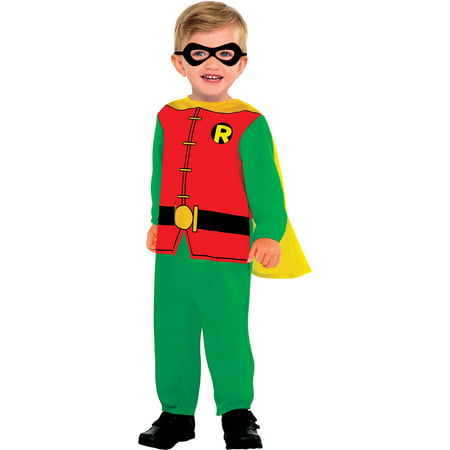 Suit Yourself Classic Robin Halloween Costume for Babies, Batman, with Included Accessories