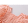 thumbnail image 5 of Fesfesfes Newborn Infant Onesie Baby Girls Ruffles Ruched Solid Romper Bodysuit Casual Clothes Summer Saving, 5 of 9