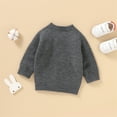 thumbnail image 6 of KAUOD Baby Boys Girls Easter Knit Sweater Cute Bunny Crewneck Pullover Sweater Long Sleeve Sweatshirt Fall Clothes, 6 of 9