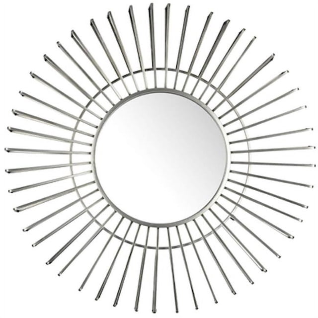 39.75 x 4 x 39.75 in. Star Burst Metal Mirror