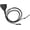 black, variant on Shepherd Sling Handmade Paracord Leather Throwing Sling Old-Fashioned Slingshot