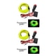 thumbnail image 1 of Riwesomey Tira de luces LED para iluminación Interior de coche de 3M, guirnalda de decoración, tubo de cuerda de alambre, luz de neón flexible con Verde fluorescente 2piezas Riwesomey CBP050228, 1 of 6