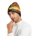 thumbnail image 3 of joogoo Colorful Tree Beanie Hats Men Women Cuffed Skull Cap Winter Warm Knit Thick Beanies, 3 of 7