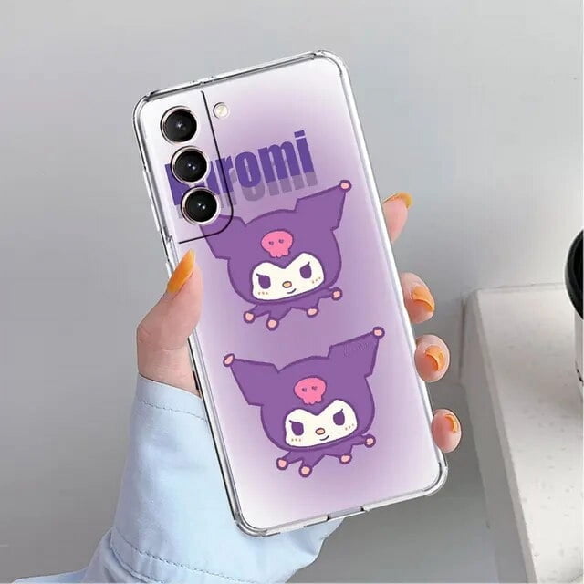 Clear Case For Samsung Galaxy S22 S20 FE S21 S10 S9 Plus Note 20 Ultra 10 Lite Phone Shell Hello Kitty My Melody Kuromi LXY