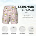 thumbnail image 6 of Picia Queen For Rabbit pattern Mens Swim Trunks with Compression Liner Stretch Beach Shorts Quick Dry with Zipper Pockets No-Chafing Board Shorts-X-Large, 6 of 9