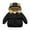 Black, variant on Timegard Baby Boys Girls Clothes Winter Fleece Zip up Hoodies Outwear Toddler Cute Comfy Thick Coat Unisex