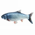 thumbnail image 2 of Cat Toy Electric Fish Wagging USB Rechargeable & Washable Realistic Plush Moving Fish Fun Toy for Cat Exercise Cat Chew Toy, 2 of 5