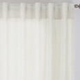 thumbnail image 3 of DriftAway Ivory Linen Curtains 96 Inches Long for Living Room Thick Semi Sheer 2 Panels Farmhouse 3 Inch Rod Pocket Back Tab Boho Rustic Light Filtering Window Drapes for Bedroom Privacy Assured, 3 of 8