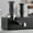 51mm / 2.01in, variant on Coffee Tamper Spring Loaded Constant Pressure Stainless Steel Base Home Office Black
