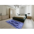 thumbnail image 4 of Ahgly Company Indoor Rectangle Patterned Sky Blue Dress Blue Area Rugs, 2' x 4', 4 of 6