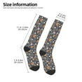 thumbnail image 4 of Fotbe Wildflowers print Women's Men's Novelty Crew Socks Cotton Socks Knee High Socks for Walking,Running,Nurses,Pregnancy, 4 of 8