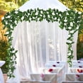 thumbnail image 5 of 2 piezas de 7,87 pies/pieza de enredadera de rosas artificiales, planta colgante de enredaderas de rosas artificiales para decoración de arreglo de mesa de arco de fiesta de boda, 5 of 5
