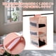 thumbnail image 4 of Organizador Colgante para Closet de 3 Estantes, Estantes de Almacenamiento Colgantes, Estantes Colgantes Plegables para Closet con Cintas Mágicas, Rosa, 4 of 5