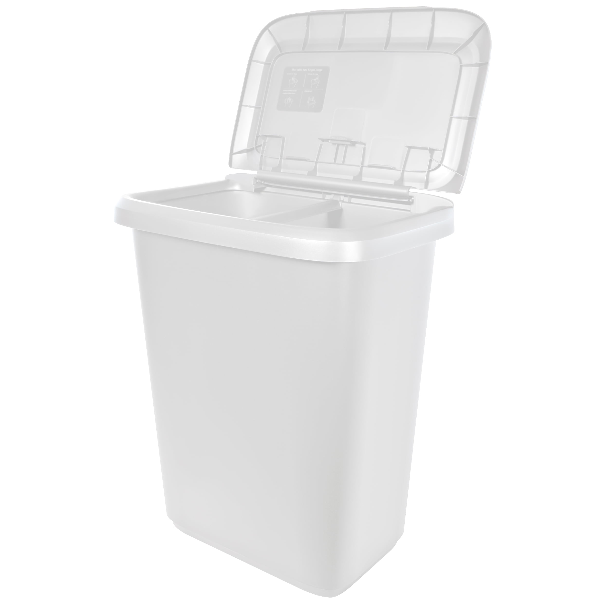 Hefty 20.4 Gal. XL Dual Function Trash Can HFT-2280621 - The Home